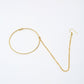 Golden Plated Nose Ring - Ruby Raang | Swadesiicart