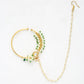 Maharani Kundan Nose Ring - Ruby Raang | Swadesiicart