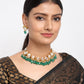 Kundan Choker With Studs - Ruby Raang | Swadesiicart