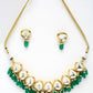 Kundan Choker With Studs - Ruby Raang | Swadesiicart