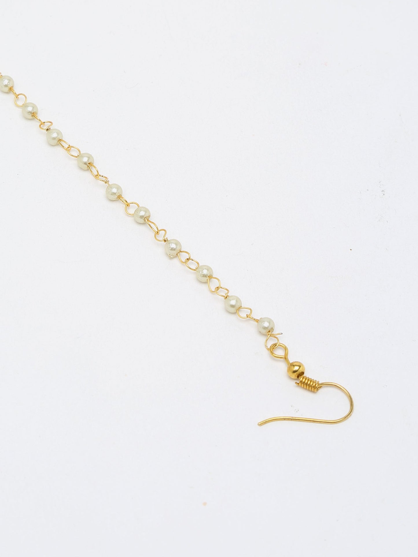 Maharani Kundan Nose Ring - Ruby Raang | Swadesiicart