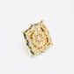 Kundan Cocktail Ring - Ruby Raang | Swadesiicart