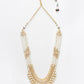 Gold-Polished And Kundan Neckpiece - Ruby Raang | Swadesiicart
