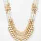 Gold-Polished And Kundan Neckpiece - Ruby Raang | Swadesiicart
