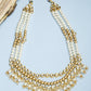 Gold-Polished And Kundan Neckpiece - Ruby Raang | Swadesiicart