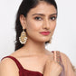 Kundan & Pearl Earrings - Ruby Raang | Swadesiicart