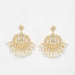 Kundan & Pearl Earrings - Ruby Raang | Swadesiicart