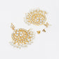 Kundan & Pearl Earrings - Ruby Raang | Swadesiicart