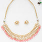 Stone Kundan Choker With Studs - Ruby Raang | Swadesiicart