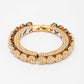 Pearl Embellished Bangle - Ruby Raang - Swadesiicart