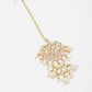 Kundan & Pearl Maang Tikka - Ruby Raang | Swadesiicart