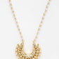 Long Kundan Pearl Neckpiece - Ruby Raang | Swadesiicart