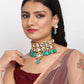 Kundan Choker With Studs - Ruby Raang | Swadesiicart