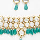 Kundan Choker With Studs - Ruby Raang | Swadesiicart