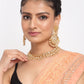 Stone Kundan Choker With Studs - Ruby Raang | Swadesiicart