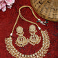 Stone Kundan Choker With Studs - Ruby Raang | Swadesiicart