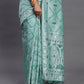 Shree Shyam Fashion Linen Cotton Sea Green Saree