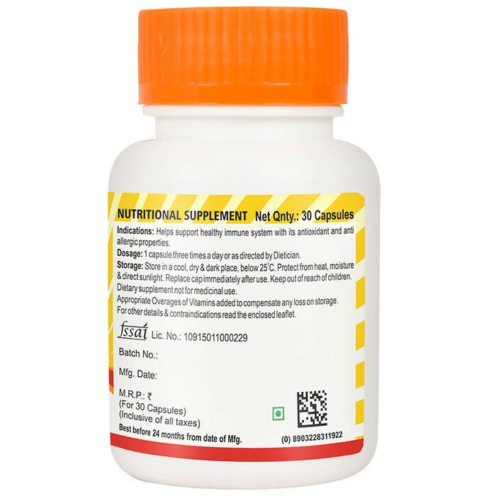 Bakson's Vitamin C Plus & Zinc Capsules - Swadesiicart