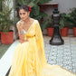 Very Much Indian Mastaani - Pure Mul Cotton Handloom Saree - Fresh Yellow | Swadesiicart