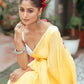 Very Much Indian Mastaani - Pure Mul Cotton Handloom Saree - Fresh Yellow | Swadesiicart
