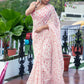 Very Much Indian Mastaani - Pure Mul Cotton Handloom Saree with Beautiful Heart Prints - Red | Swadesiicart