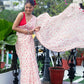 Very Much Indian Mastaani - Pure Mul Cotton Handloom Saree with Beautiful Heart Prints - Red | Swadesiicart