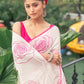 Very Much Indian Mastaani - Pure Mul Cotton Handloom Saree with Beautiful Rose Prints - Pink | Swadesiicart