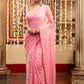 Very Much Indian Mastaani - Pure Mul Cotton Handloom Saree - Soft Pink | Swadesiicart