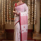 Very Much Indian Mastaani - Pure Mul Jamdhani Cotton Handloom Saree with Beautiful Heart Weaves - Red | Swadesiicart