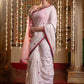 Very Much Indian Mastaani - Pure Mul Jamdhani Cotton Handloom Saree with Beautiful Heart Weaves - Red | Swadesiicart