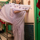 Very Much Indian Mastaani - Pure Mul Cotton Handloom Saree - Lilac | Swadesiicart