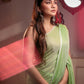Very Much Indian Mastaani - Pure Mul Cotton Handloom Saree - Sage Green | Swadesiicart