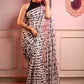 Very Much Indian Mastaani - Pure Mul Cotton Handloom Saree with Beautiful Floral Weaves - White | Swadesiicart