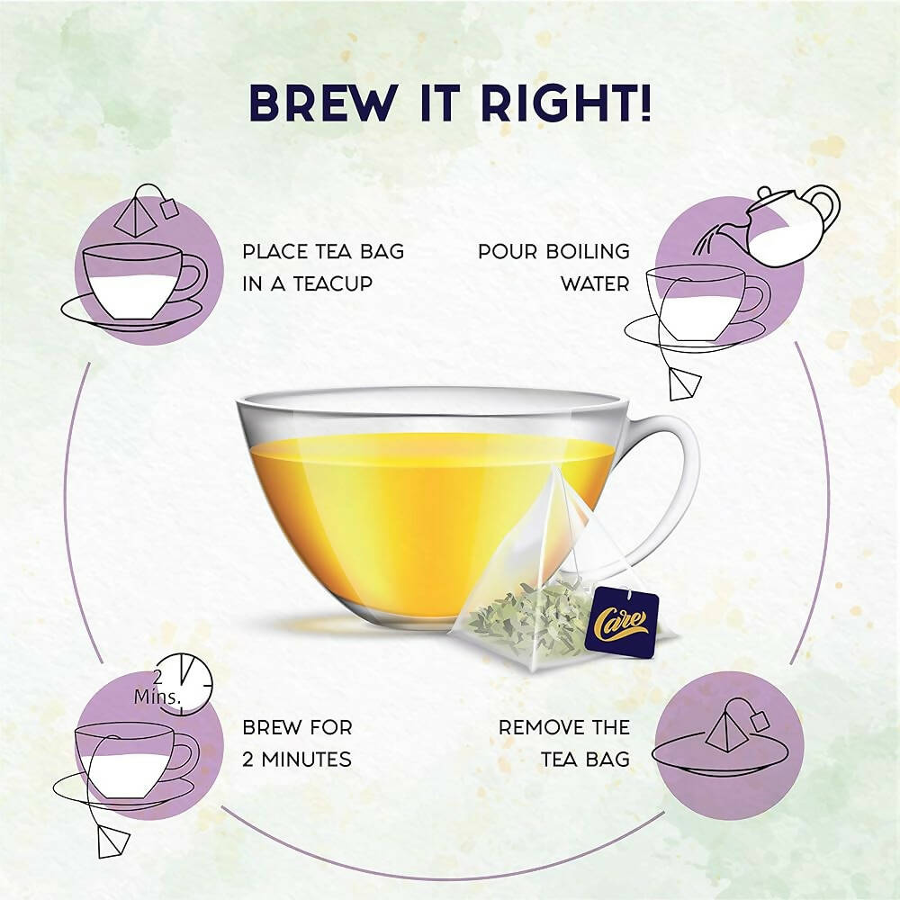 Care Turmeric Moringa-Matcha Superfood Herbal Tea Bags | Swadesiicart