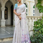 Vishnu Weaves Women's Pink Muga Cotton Saree with Blouse - Swadesiicart