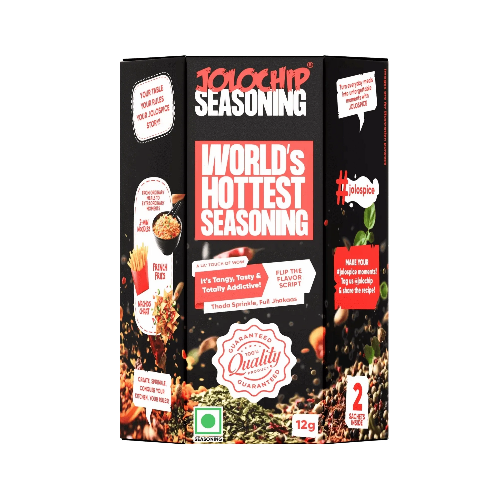 Jolochip Hottest Seasoning | Swadesiicart