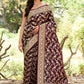 Joban Fashion Plum Purple Banarasi Soft Pure Handloom Banarasi Silk Saree | Swadesiicart