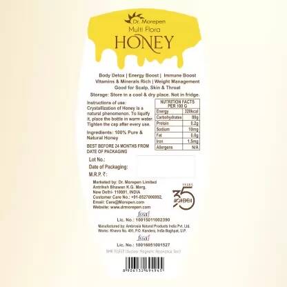 Dr. Morepen Natural & Pure Multi Flora Honey - Swadesiicart