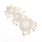 Mominos Fashion Johar Kamal Handicraft Off White Pearls Earrings - Swadesiicart