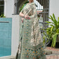 Vishnu Weaves Women's Green Banarasi Silk Patola Zari Woven Saree with Blouse - Swadesiicart