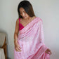 Vamsee Vani Pink Georgette Saree - Swadesiicart