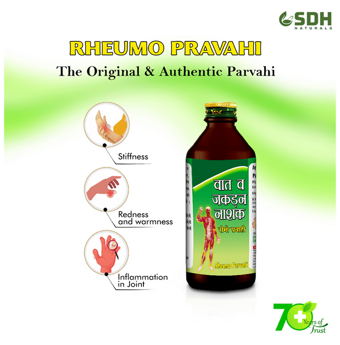 SDH Naturals Rheumo Parvahi Syrup - Swadesiicart