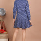 House of RP Women Indigo Cotton Print Co-Ords Sets - Swadesiicart
