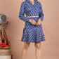House of RP Women Indigo Cotton Print Co-Ords Sets - Swadesiicart