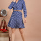 House of RP Women Indigo Cotton Print Co-Ords Sets - Swadesiicart