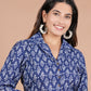 House of RP Women Indigo Cotton Print Co-Ords Sets - Swadesiicart