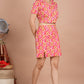 House of RP Women Red & Yellow Cotton Print Co-Ords Sets - Swadesiicart