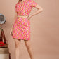 House of RP Women Red & Yellow Cotton Print Co-Ords Sets - Swadesiicart