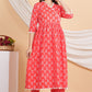 House of RP Women Red Rayon Embroidered Kurta, Pant & Dupatta Set | Swadesiicart