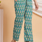 House of RP Women Green Cotton casual Trouser | Swadesiicart